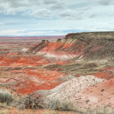 The colorful Painted Desert